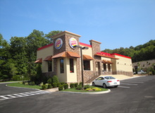 Burger King of smithtown, stone and cement stucco